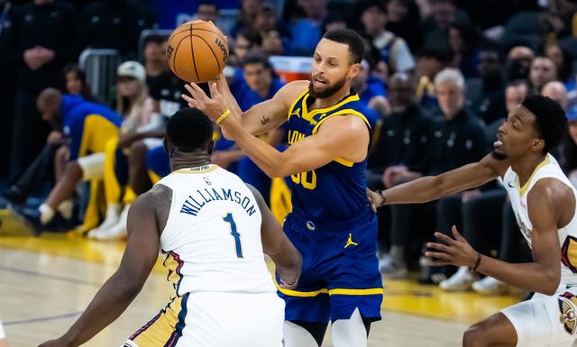 （体育）篮球——NBA常规赛：勇士不敌鹈鹕