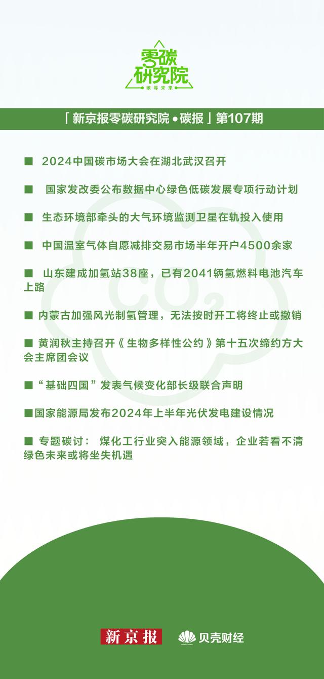 新澳2024管家婆资料,一周碳要闻：变废为宝，煤化工突入能源领域（碳报第107期）  第1张