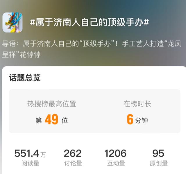 王中王100%期期准澳彩_阅读量1.34亿 多次登上同城热榜全网热搜 “泉”在济南过大年旅游攻略征集火爆出圈  第4张