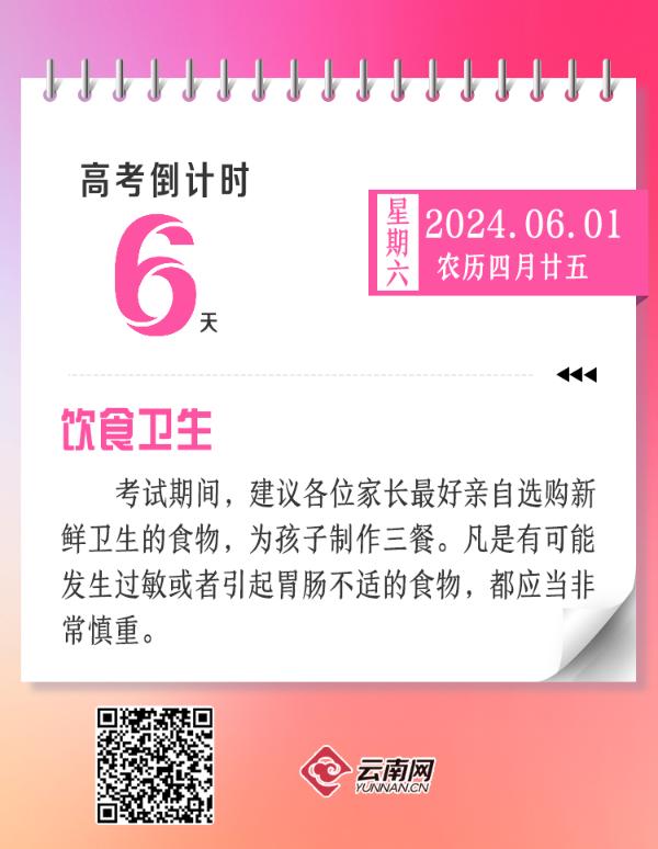 白小姐一肖一码今晚开奖,高考倒计时6天丨备考指南请收藏⑤  第7张