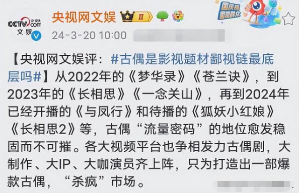 新澳2024年最新版资料,2024上半年这几部爆燃电视剧，口碑有好有坏，官媒评价是一针见血  第17张