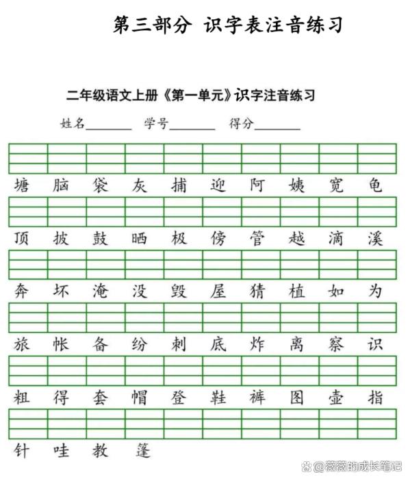 2024一肖一码100%中奖_二年级语文期末复习，掌握这一份资料就够了  第4张