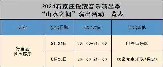 澳门2024精准资料全年免费_@河北乐迷，摇滚主题展来了！还有这些值得期待……  第2张