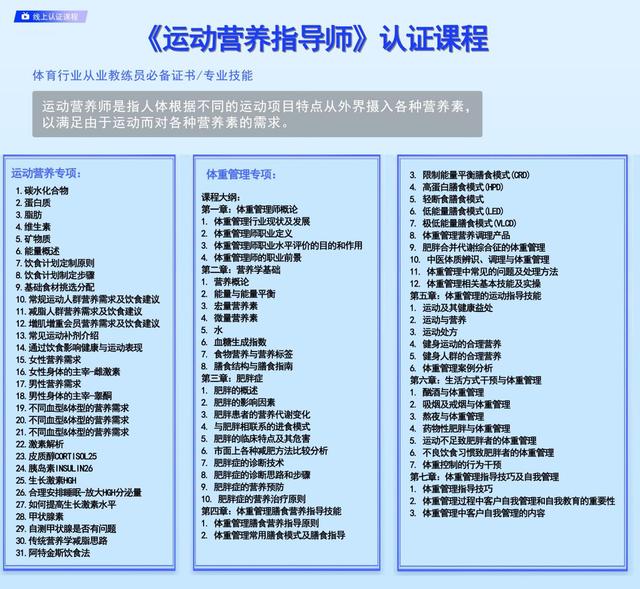 新澳资料免费精准新澳生肖卡,健康运动，营养为先：运动健身教练必修课——运动营养师认证课程