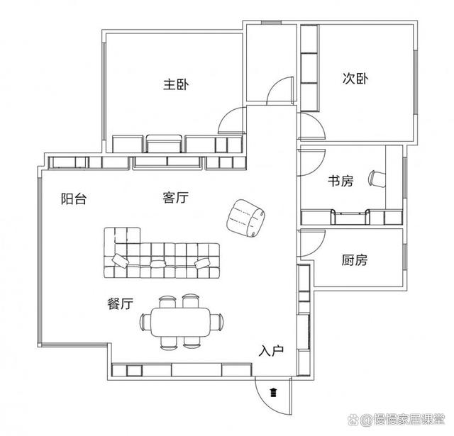 2024一肖一码100%中奖_全友家居案例丨109㎡治愈系三居，全是实用小心机！  第1张