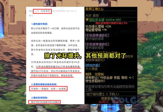 澳彩资料免费资料大全,DNF：内鬼红发爆猛料了！日漫联动有望返场，刀剑神域呼声最高  第1张