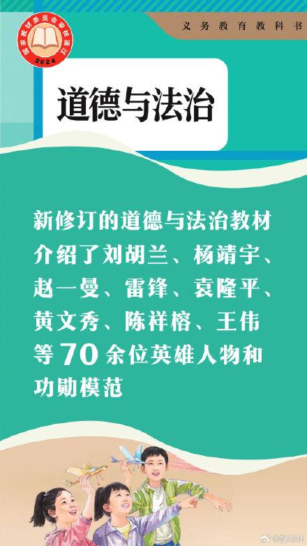 2024澳门资料大全免费老版,敲黑板！数说中小学教材修订重点  第2张