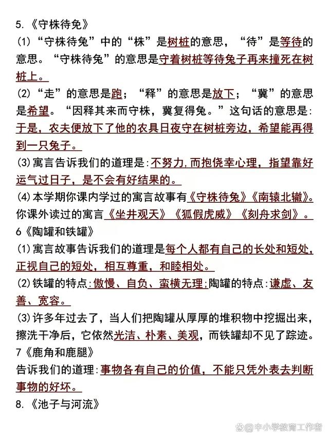 香港准一肖一码一码_三年级下册语文28篇课文知识点归纳，一起来学习，提前预习功课  第2张