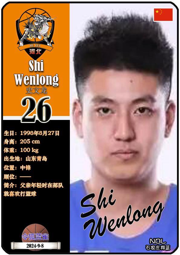 澳门王中王一肖一特一中_球星卡（NBL）：石家庄翔蓝队18人一览（2024赛季）  第15张